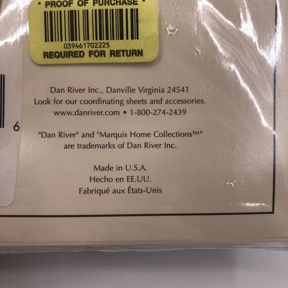 Dan River Kiara Festoon Window Valance Marquis Home Collection #553601 NIP NEW - Picture 3 of 8